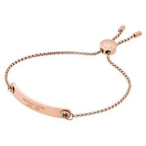 Michael Kors Rose Gold Logo Chain Bracelet